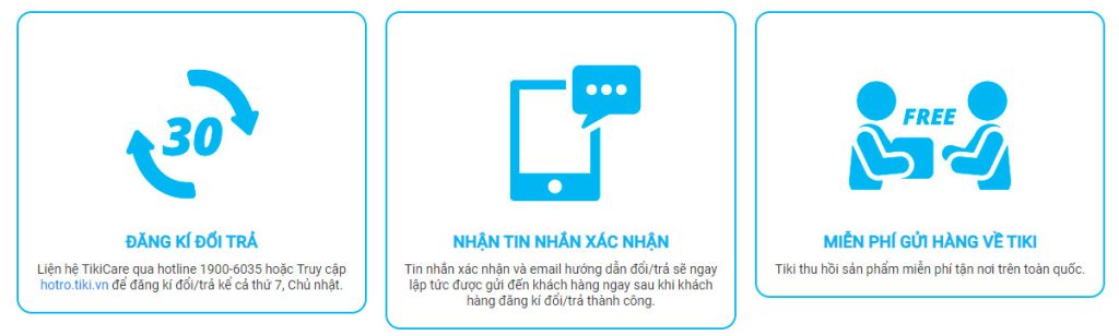 Hướng dẫn đổi trả hàng Tiki chỉ với 3 bước